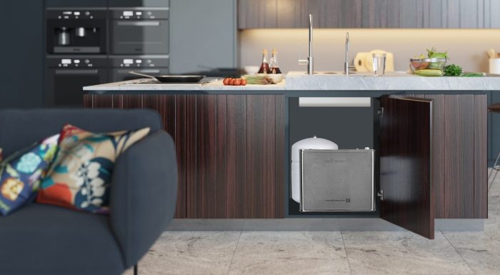 Ethicwater su arıtma cihazı tezgah altındaki görüntü banneri