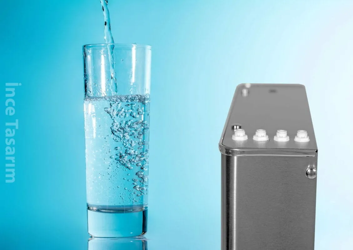 Su Bardağı Su Dolarken Platinum Su Arıtma Cihazı Modeli