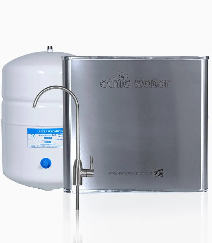 Ethicwater Platinum Inox Su Arıtma Cihazı Pompasız