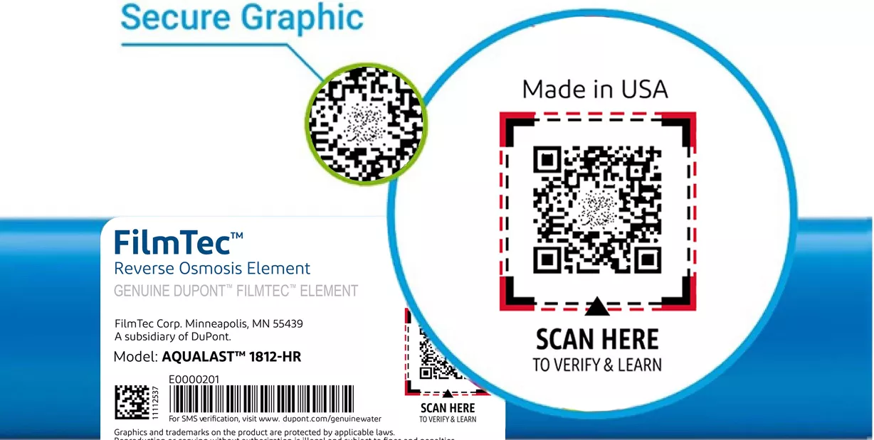 Filmtec Secure Graphic Etiketi