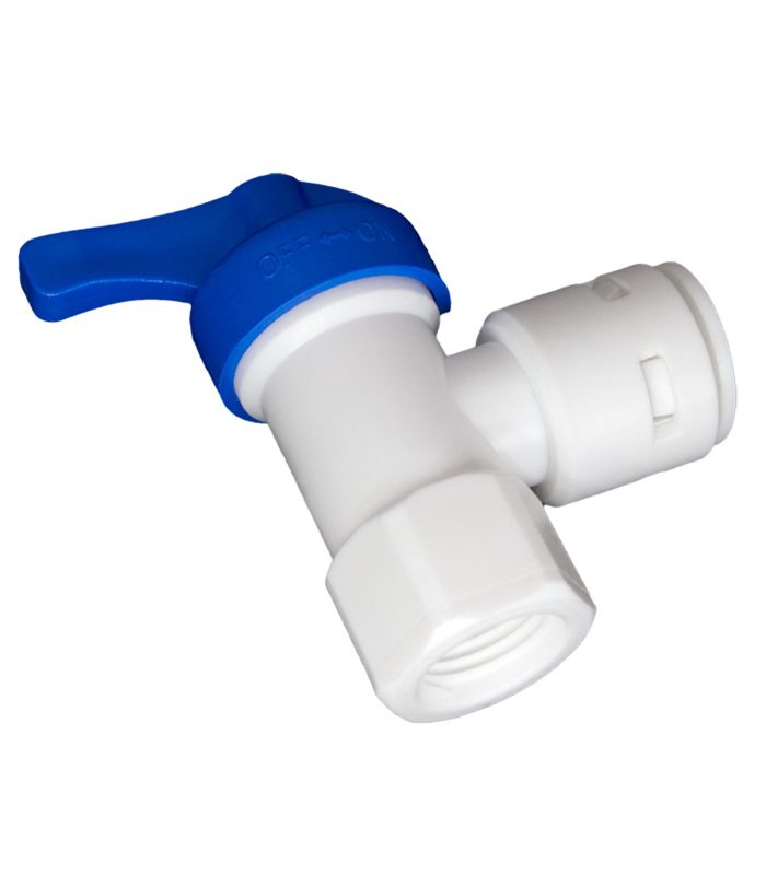 DNT 1/4 Quick Dikey Plastik Tank Vanası