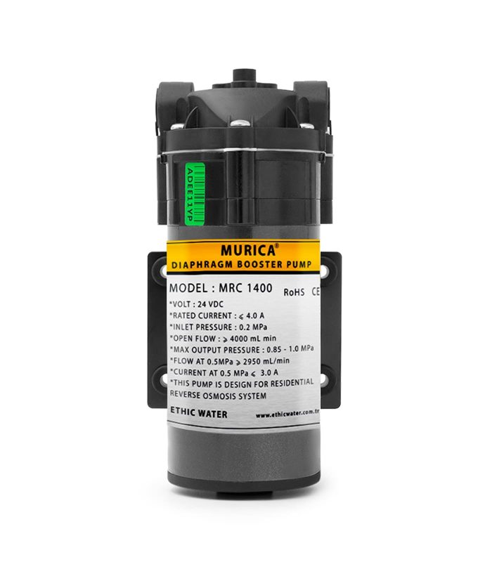 400 GPD pompa - 24 Volt MRC 400GPD Diyafram Ozmoz Pompası 400 GPD pompa - 24 Volt MRC 400GPD Diyafram Ozmoz Pompası