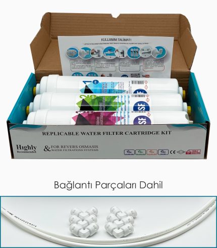 Filtek NSF Onaylı İnline 3'lü Filtre Seti