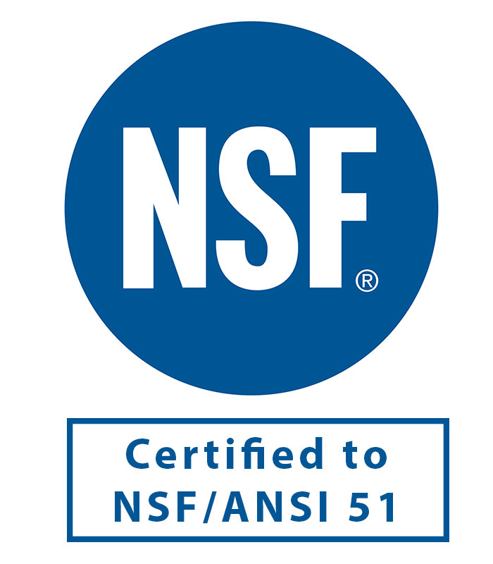 CDC Fluidfit NSF/ANSI 51 Sertifika Logosu