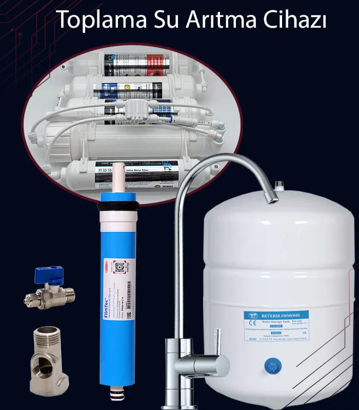 NSF Onaylı Swun Chyan Filtreli Toplama Su Arıtma Cihazı