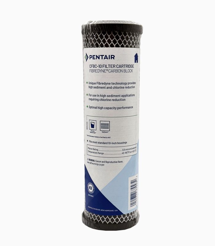 Pentair CFBC-10 Fibredyne Kist 0.5 Mikron Karbon Blok Filtre
