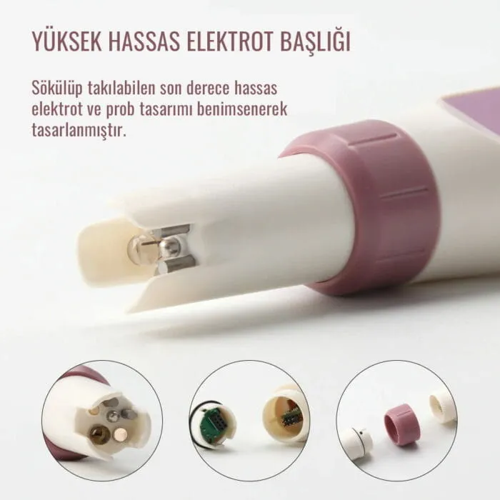 Yinmik Ble C600 7 In1 Ph, Tuzluluk, Orp, Sg, Ec, Tds, Sıcaklık Ölçer