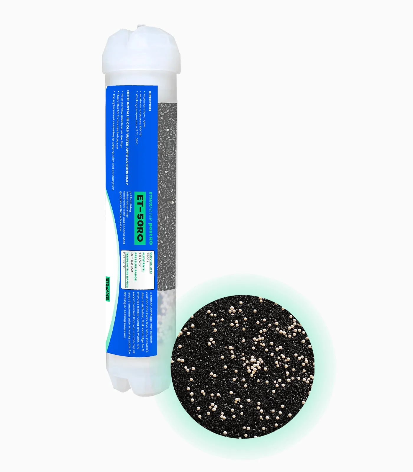 ET-50RO Mineralli Post Karbon Filtre