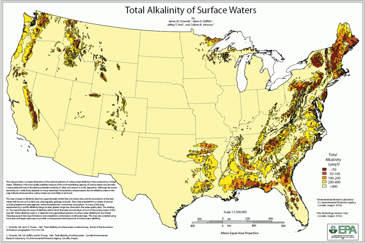 ABD Alkalinite Haritası