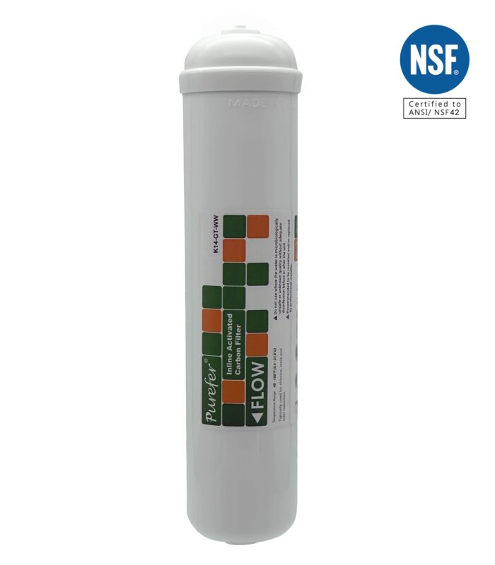 Purefer K14-GT-WW Quick GAC Karbon Filtre