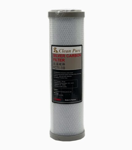 Clean Pure FCT1-10 Gümüş Karbon Filtre – Antibakteriyel Koruma ile Temiz Su