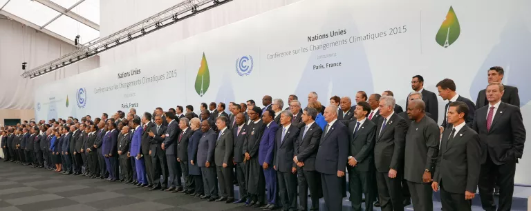 Uluslararası liderler 2015 yılında COP21 toplantısında bir araya geliyor.Kredi:Flickr aracılığıyla Presidencia de la Republica Mexicana