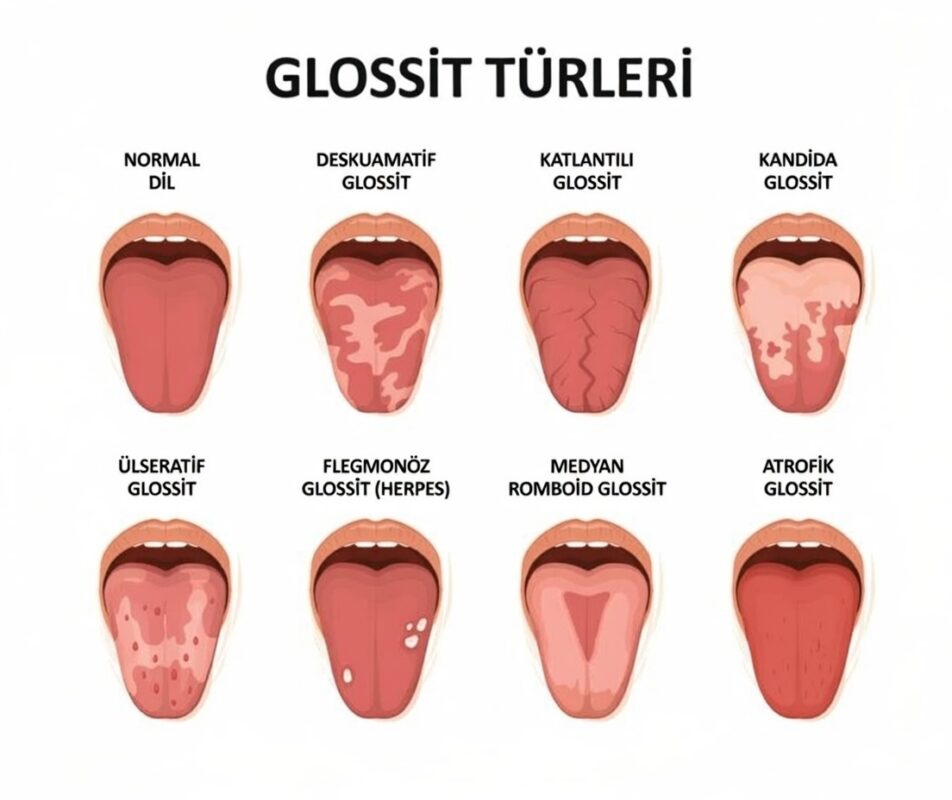 Glossit (Dil İltihabı) Çeşitleri