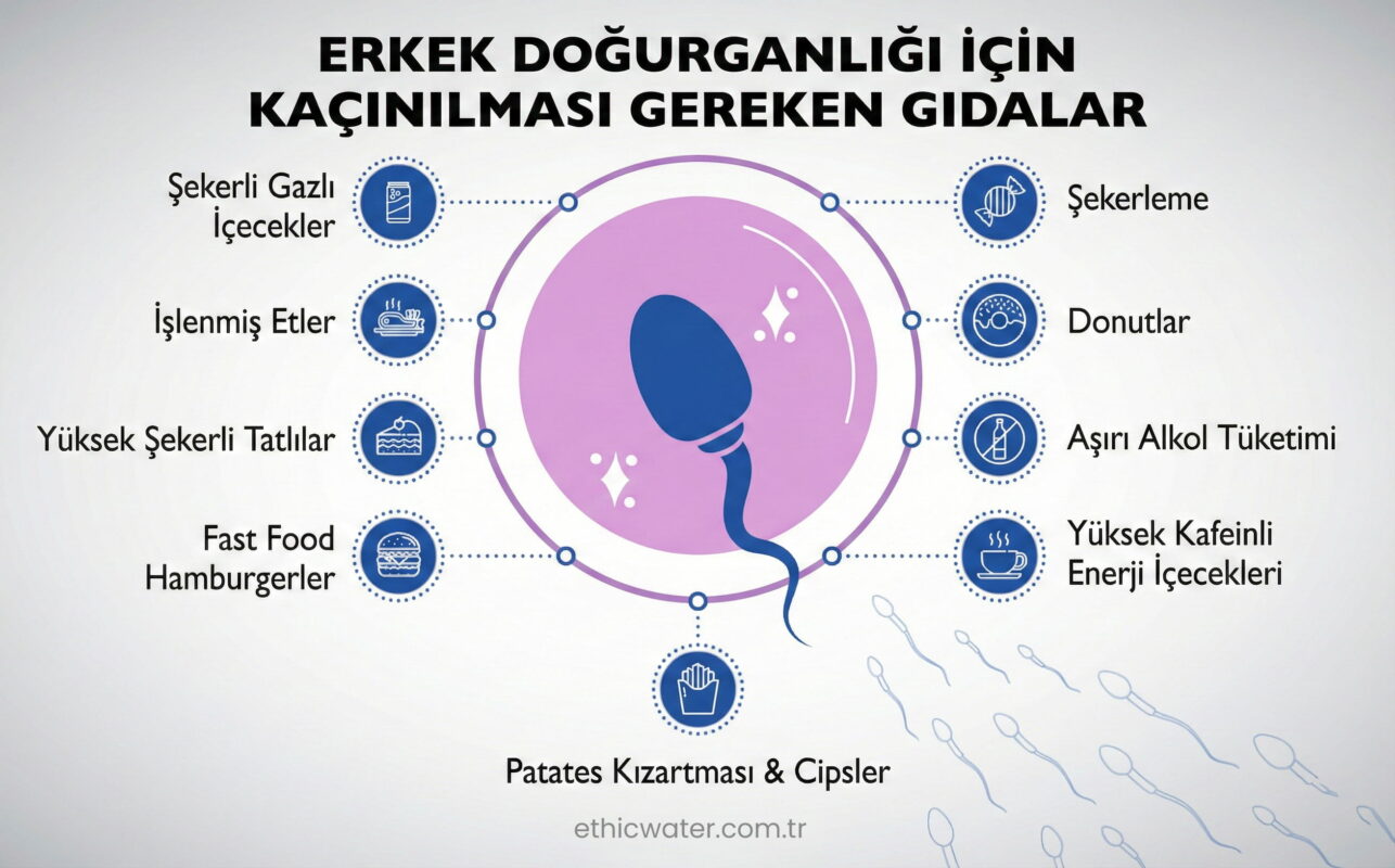 sperm kalitesini düşüren besinler